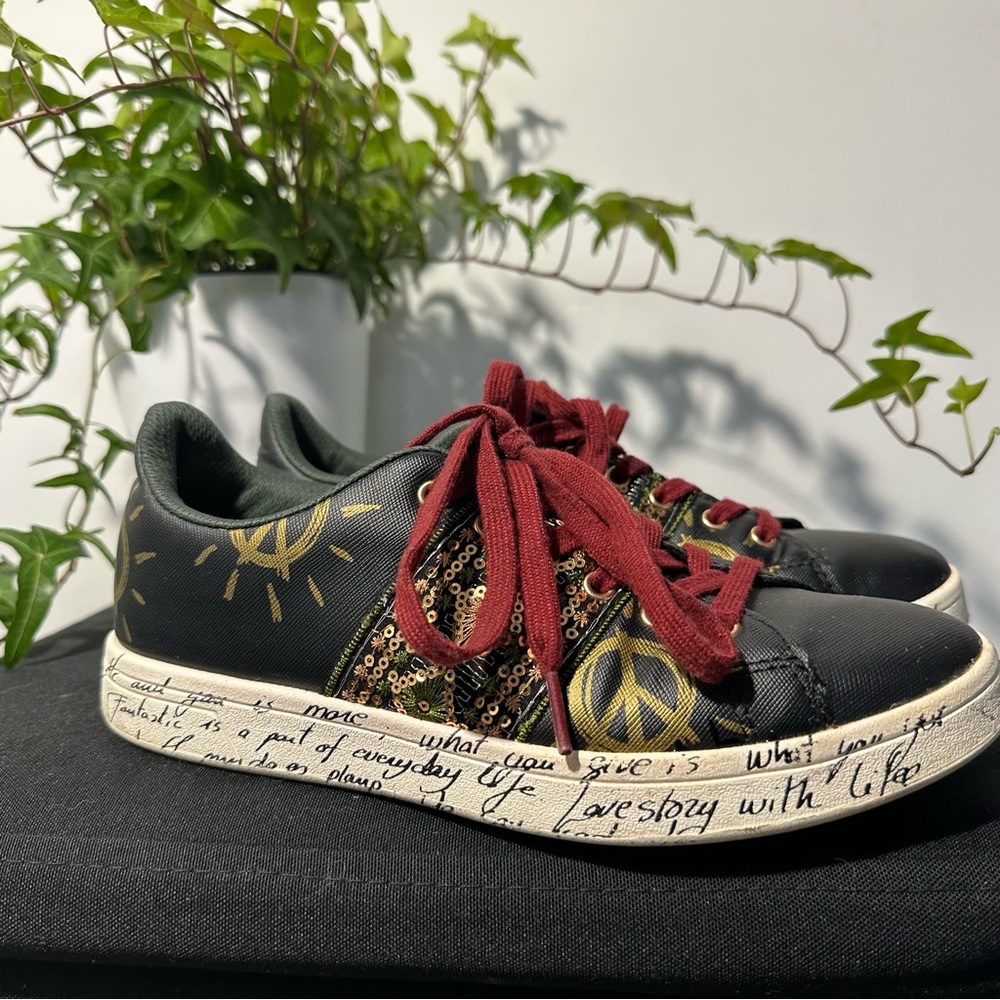 Desigual, 6.5, Black Sneaker